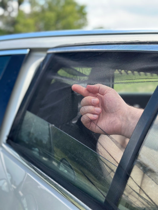 Set di zanzariere per finestra